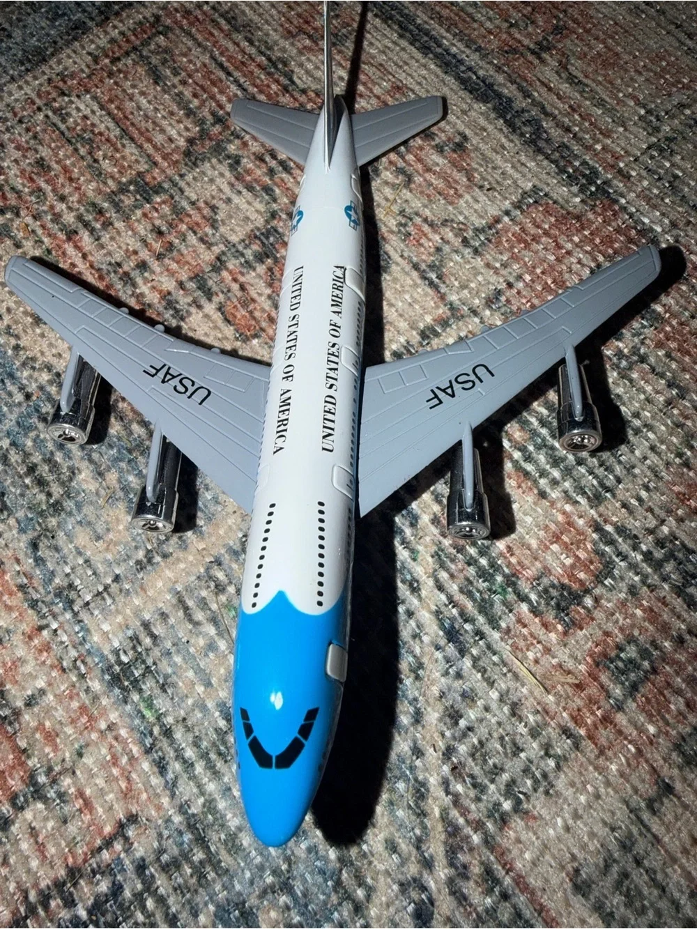 Diecast Airplane USAF 1- 28000 7.5”x 6.25” 1212 w/Opening Doors
